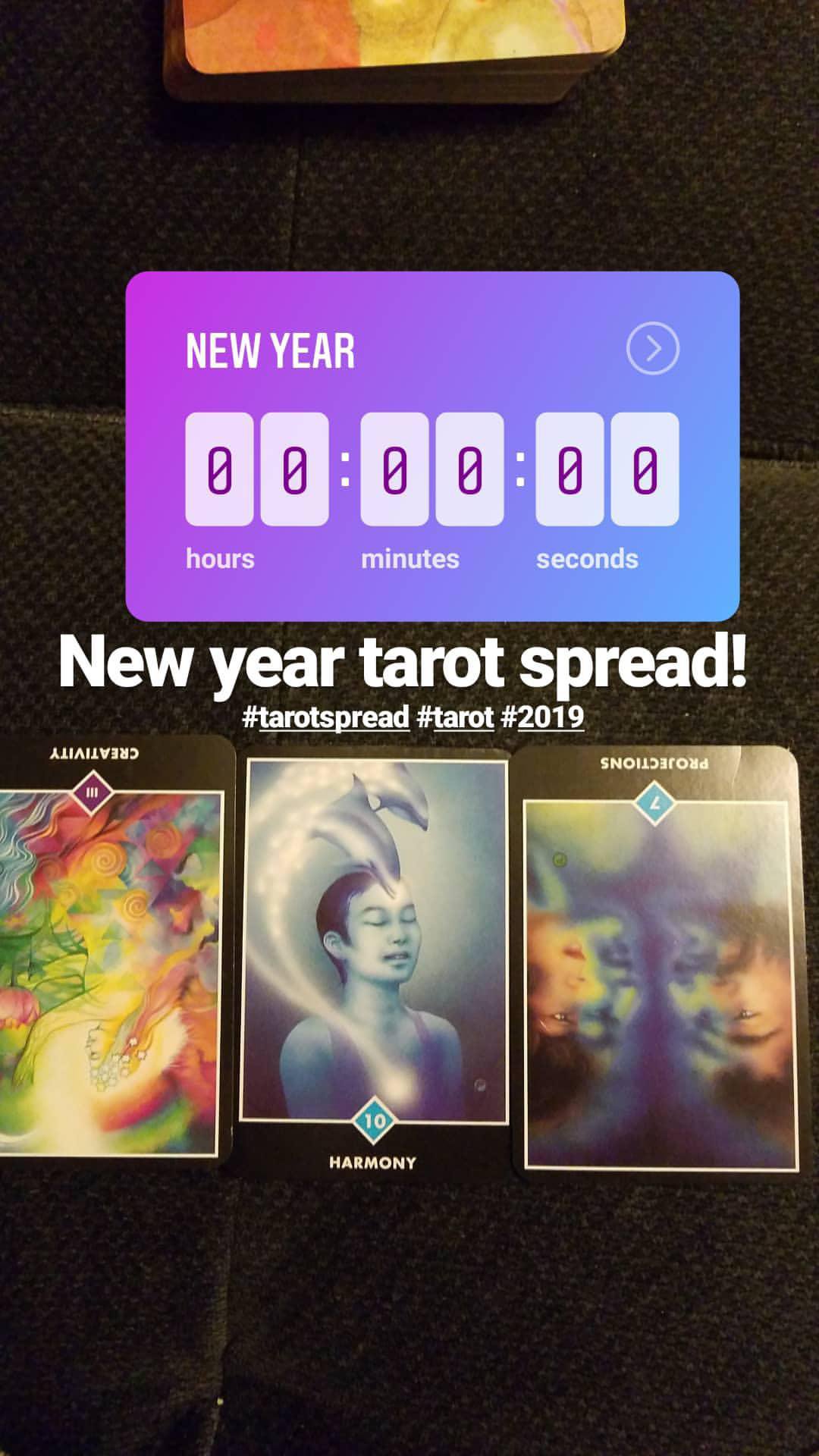 New year tarot spread
