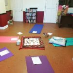Yoga mats in circle for Embody Healing Trauma-Informed Yoga Group for WOC w/ Heal Together